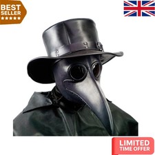 Black Bird Beak Plague Doctor