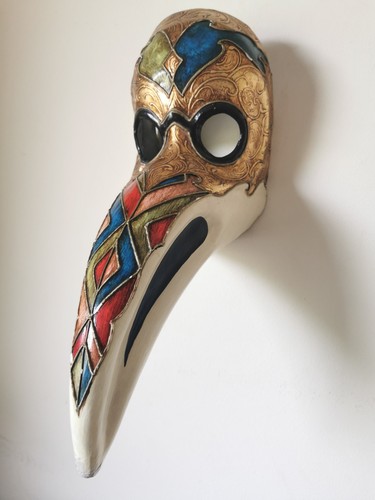 Venetian plague doctor mask - venetian,