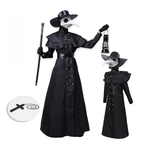 Plague doctor costume - plague, set