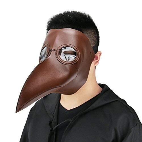 Faux leather plague doctor - plague,