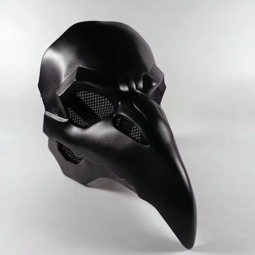 Punk crow mask costume - punk, for