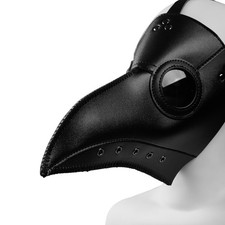 Black Plague Doctor Mask Adult