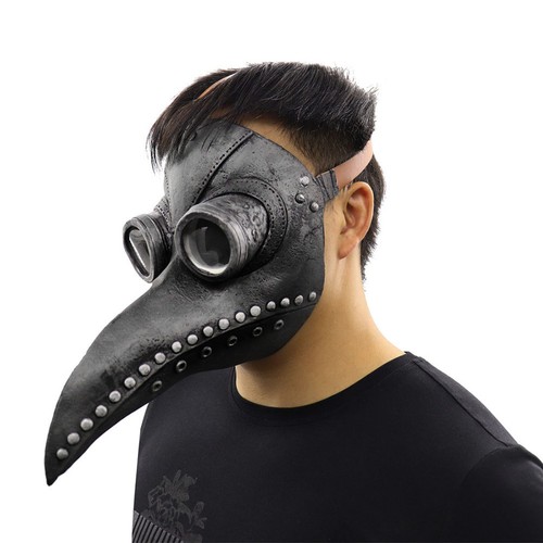 Plague doctor mask with hat - mask,